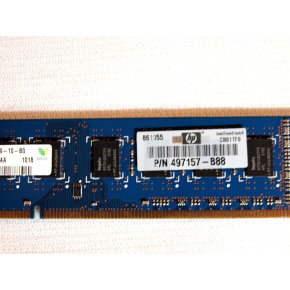 HP 8GB 4x2GB PC3-10600 DDR3 HYNIX HMT125U6TFR8C-H9 N0 AA HP 497156-B88 Memory - Picture 3 of 4